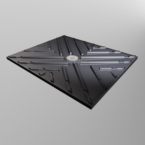 Platou de dus invisible level